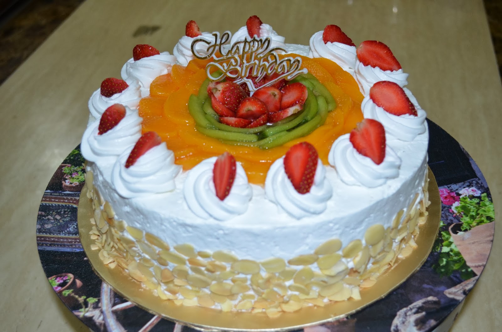 Resepi kek fresh cream buah