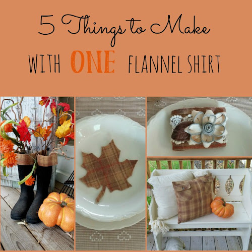 5 Things To Make With ONE Flannel Shirt!