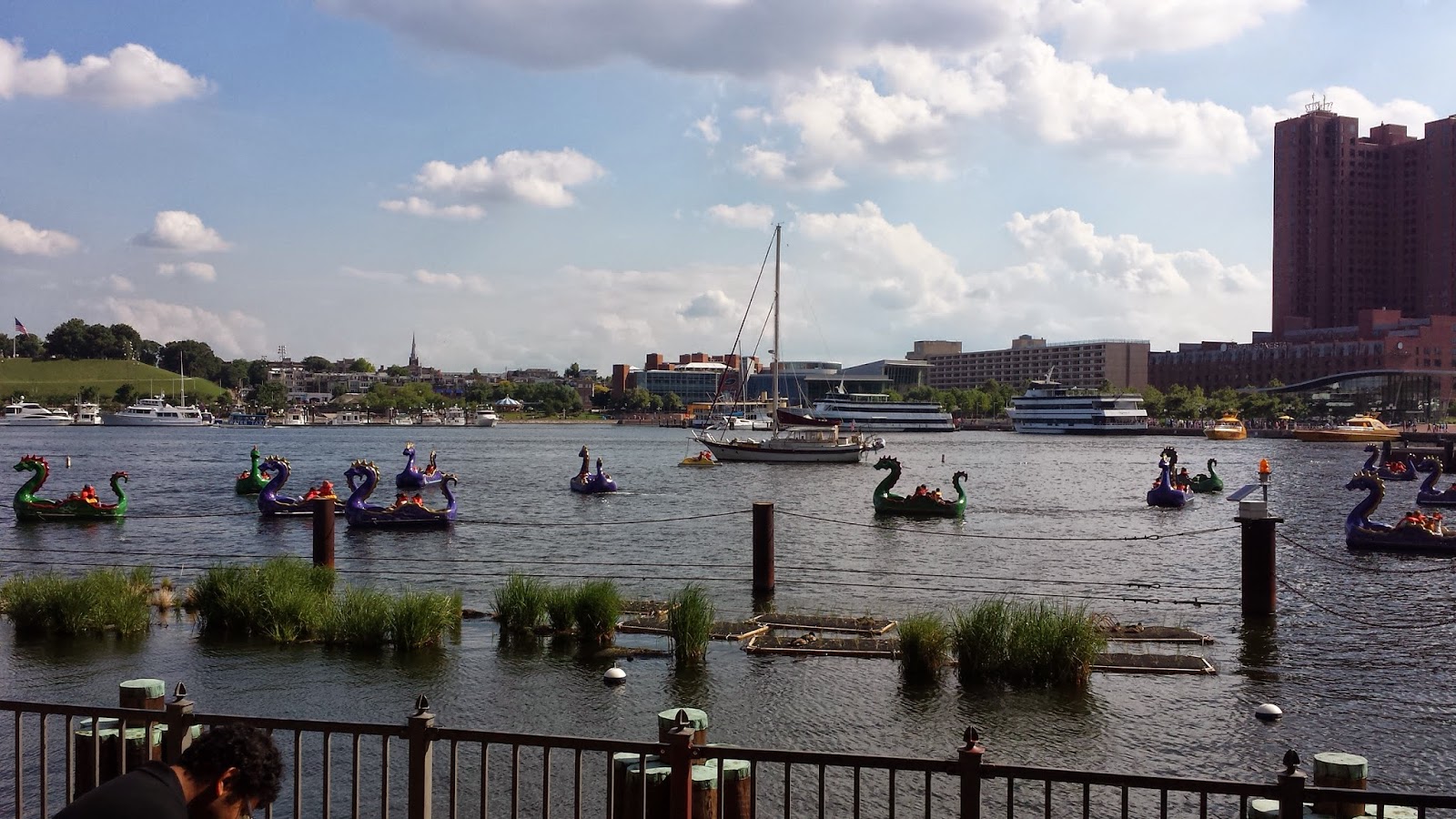 Baltimore Inner Harbor, just a few blocks from City Hall where I work