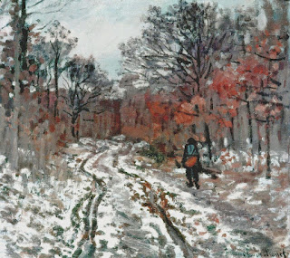 Path through the Forest, Snow Effect, 1870.