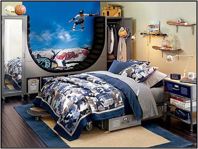 Teen Boys Sports Theme Bedrooms