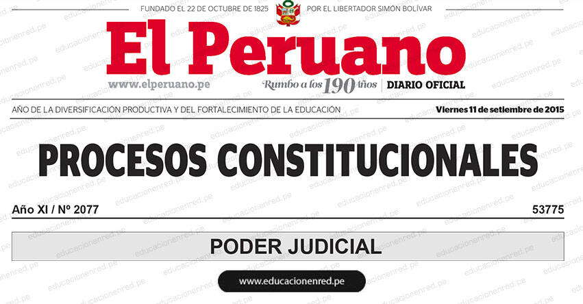 SENTENCIA ACCIÓN POPULAR N° 6140-2014 LIMA - Sala de Derecho Constitucional y Social Permanente Corte Suprema de Justicia de la República
