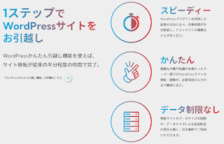 「mixhost（ミックスホスト）」１ステップでWordPressサイトを引越し