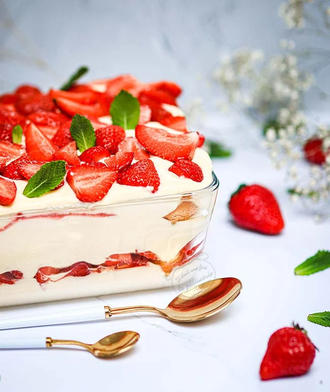 tiramisu aux fraises recette