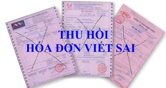 Cách xử lý hóa đơn viết sai mới nhất