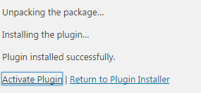 activate plugin