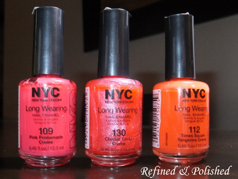 NYC Pink Promenade 1 Classic Coral 1 Times Square Tangerine 1