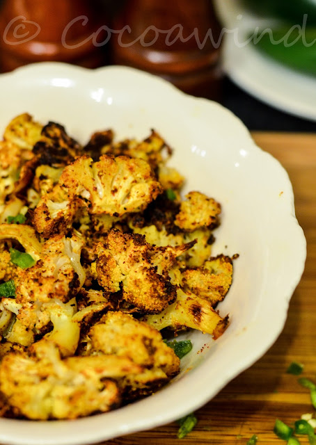 Super Bowl 50 and Super Easy Snacks - Roasted Cauliflower Florets