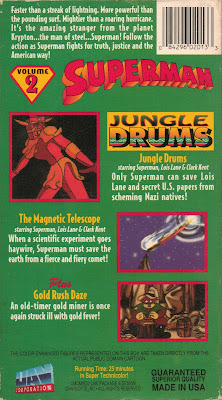 Superman Jungle Drums VHS