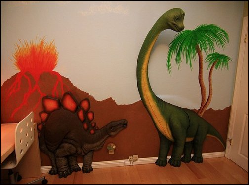 dinosaur+wall+decorations lifesize+dinosaur+decor dino+bedrooms