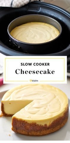 Slow Cooker Cheesecake by Martha Stewart