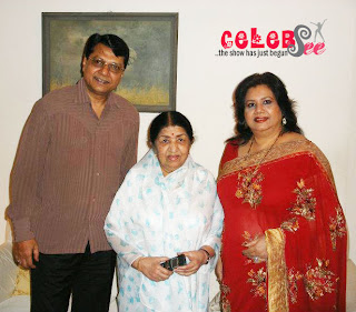 Alamgir And Runa Laila MetLata Mangeshkar