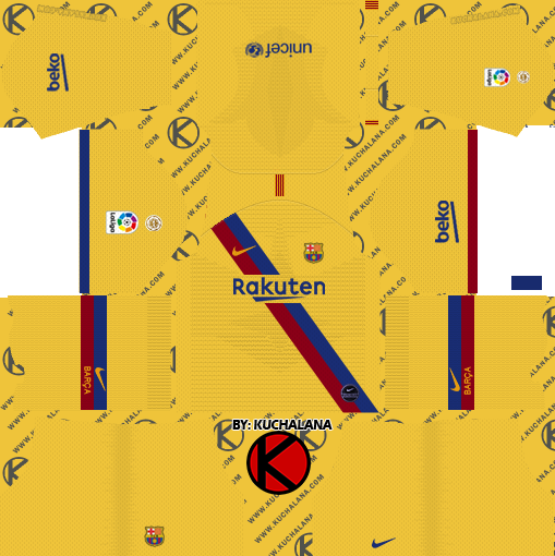 Fc Barcelona 20192020 Nike Kit Dream League Soccer Kits