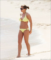 Gemma Atkinson in Yellow Bikini