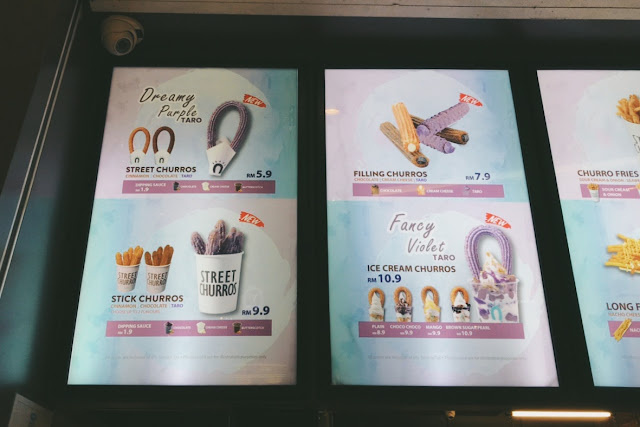 Street Churros, IOI City Mall Menu