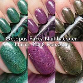 Octopus Party Nail Lacquer March 2018 Releases