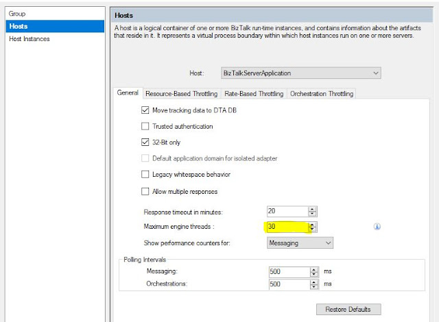 host maximum engine thread setting