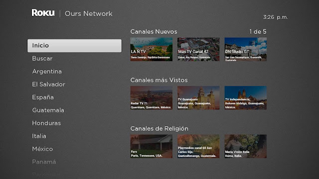 Ours Network | Canal Roku | Televisión en Vivo
