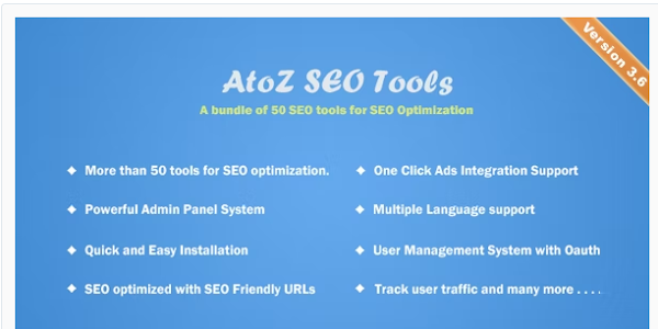 AtoZ SEO Tools - Search Engine Optimization Tools Free Download