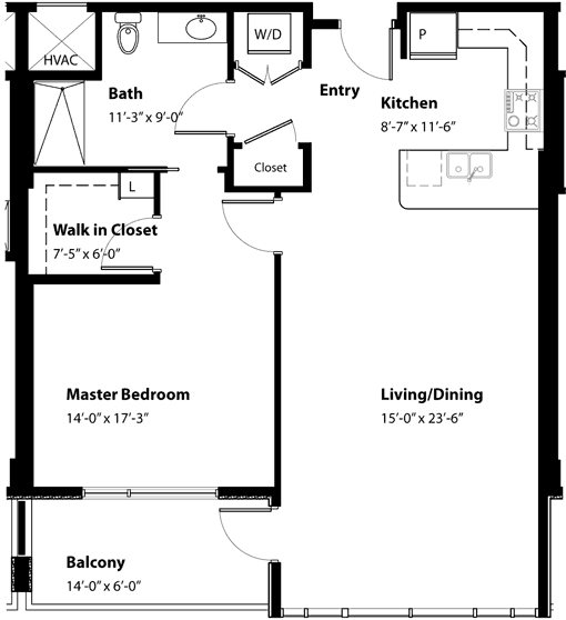 Luxury Apartment Floor Plans 3 Bedroom