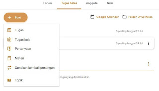 Cara Menambahkan Materi Pelajaran Online ke Halaman Tugas Kelas di Google Classroom