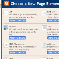 Add Page Element screenshot