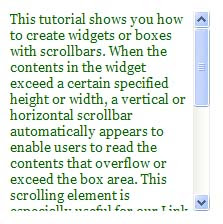 Add Scrollbars to Blog Widgets