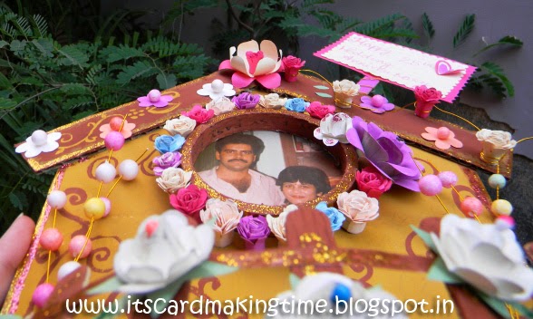 It s card making time Happy Anniversary  Maa  and Papa  