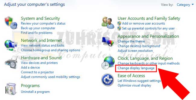 Cara Mengubah Bahasa pada Windows 7 Menjadi Bahasa Indonesia