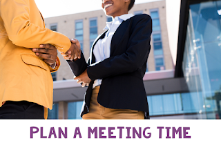 Plan a meeting time
