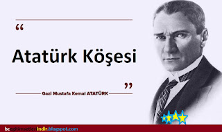 Atatürk Köşesi | Atatürk İle İlgili Her Şey Burada | Kısa ve Özetler | Derin ve Detaylı Anlatımlar | Ösym Formatında Anlatımlar