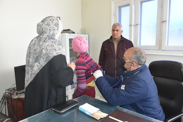 الكشف علي  152 مريض في قافلة طبية لجامعة مدينة السادات بقرية    " اشليم " مركز قويسنا 