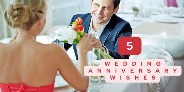 5 Wedding Anniversary Wishes