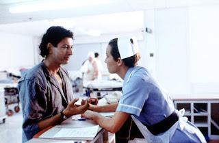 Jeff Goldblum and Emma Thompson as patient and nurse