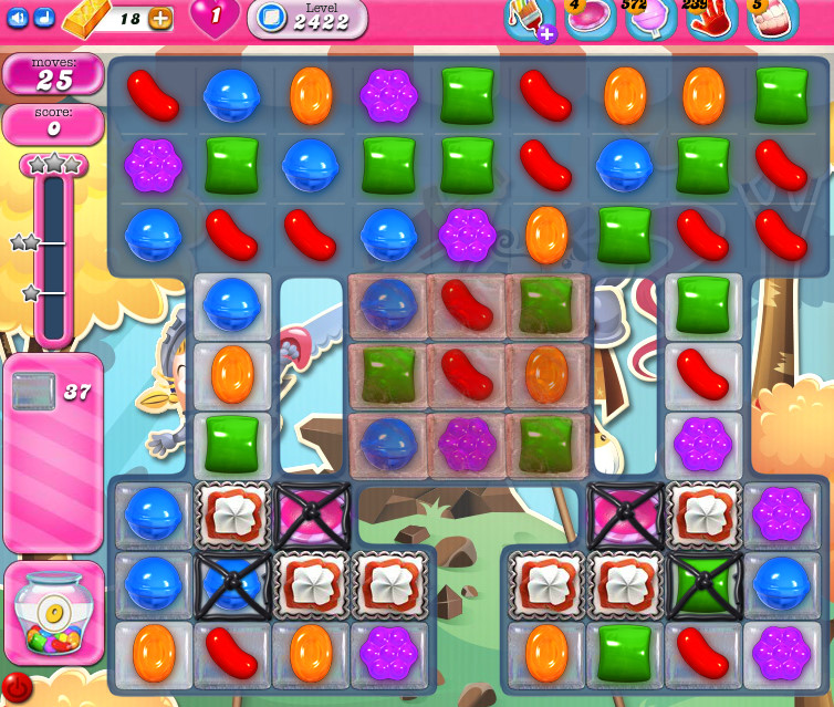 Candy Crush Saga level 2422