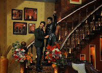 Hrithik Roshan On The Sets Of Comedy Nights With Kapil to promote krrish 3