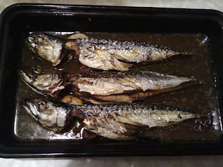 Picture of Baked skusha (saury, mackerel)