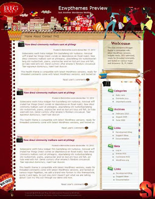 Single blogger template. converted WordPress to Blogger template. girly template blog