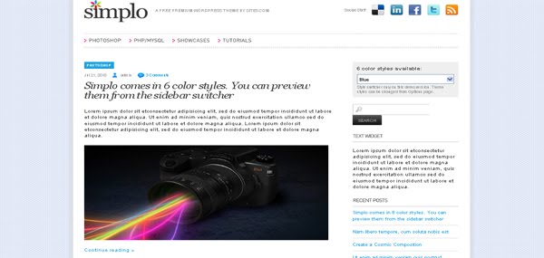 Simplo WordPress Theme