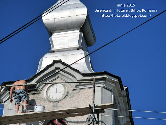 Biserica din Hotarel, Bihor, Romania iunie 2015 ; satul Hotarel comuna Lunca judetul Bihor Romania