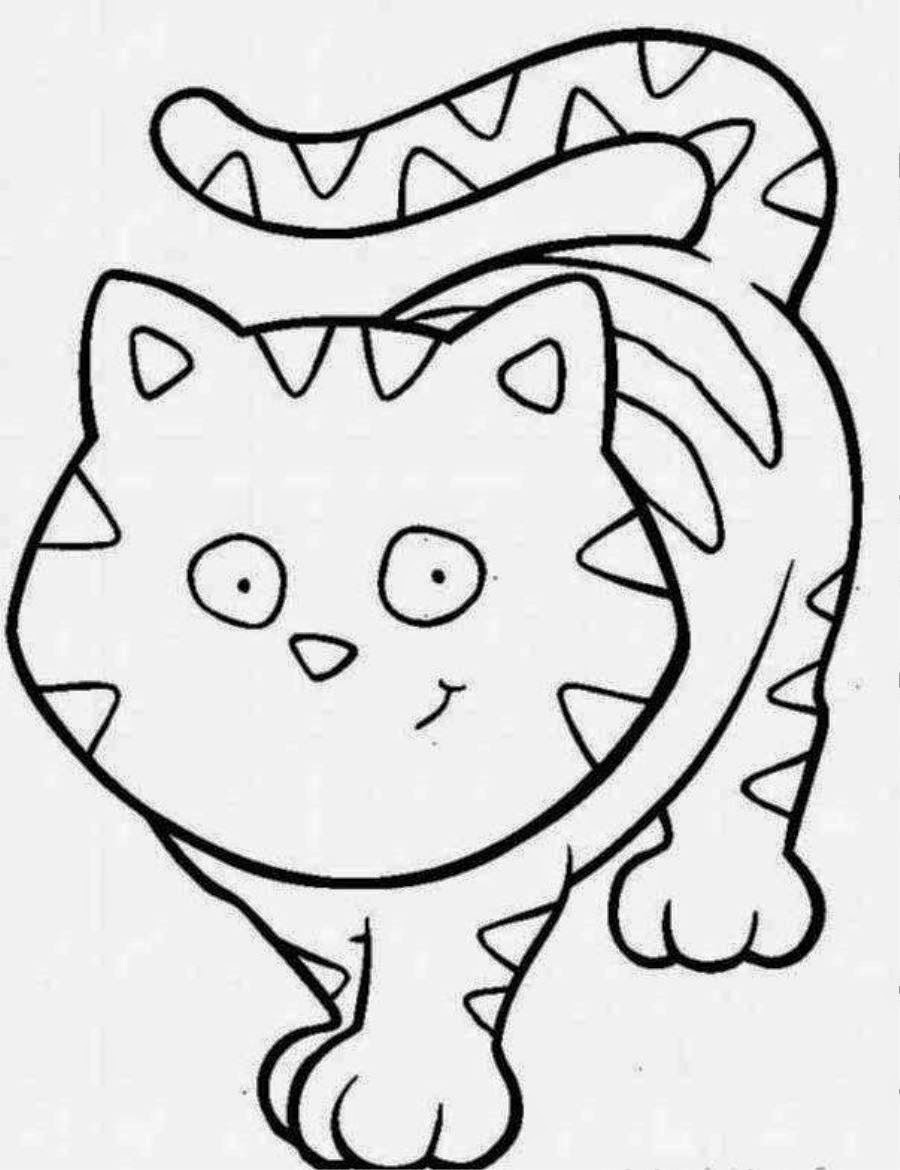 Coloring Pages: Cats and Kittens Coloring Pages Free and Printable