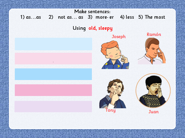 practice comparatives