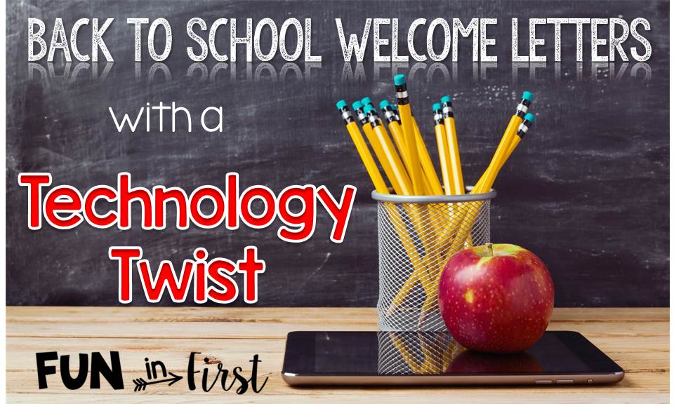 Wel E Back To School Letters With A Technology Twist