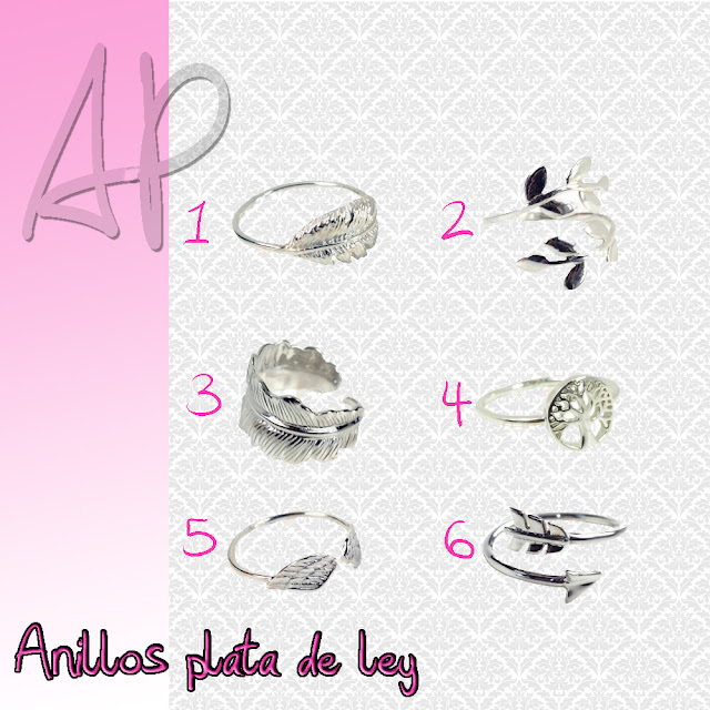 Anillos plata de ley