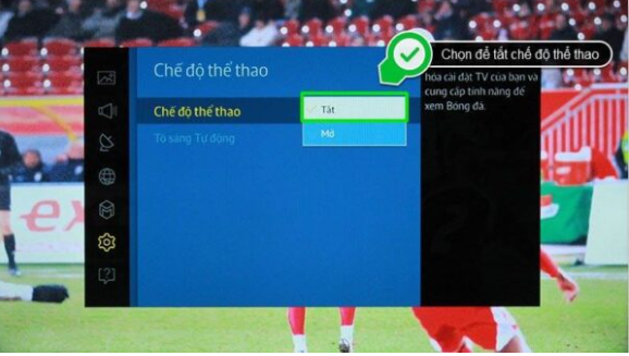 Bật trong phần cài đặt hình ảnh