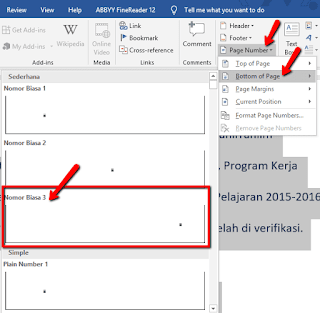 Cara Membuat Nomor Halaman Angka Romawi juga Angka Latin dalam Satu File