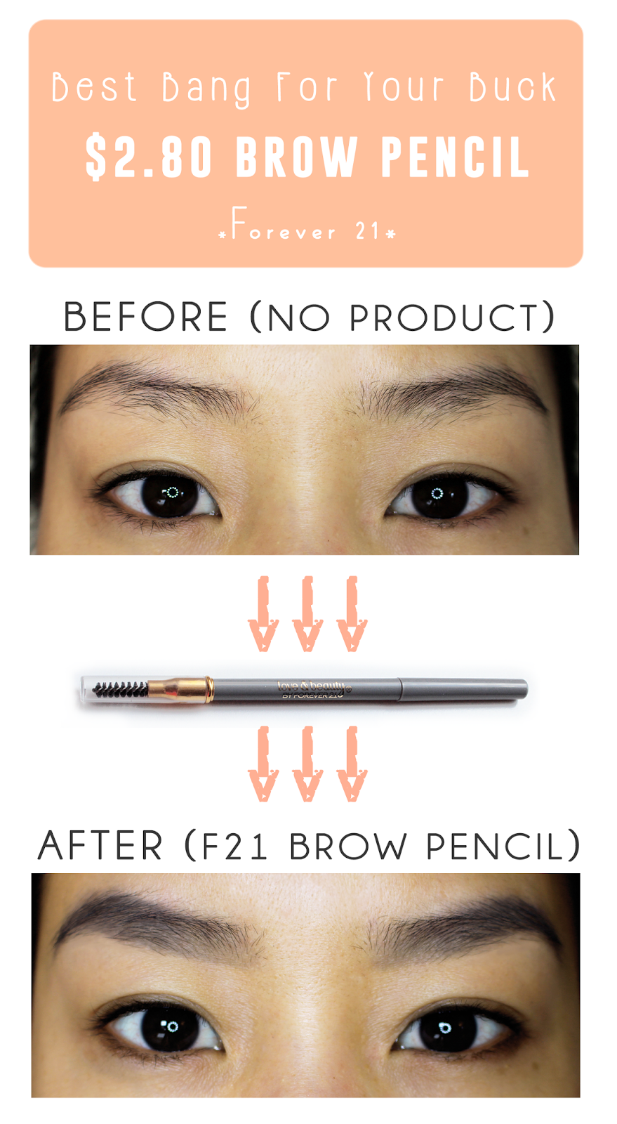 This Forever21 brow pencil is and has been my daily eyebrow pencil ...