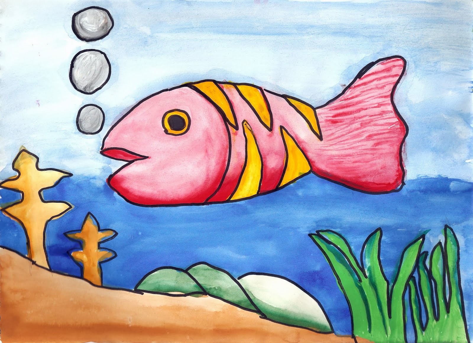 Gambar Ikan Laut Animasi  Korea Meme Lucu Emo Bergerak