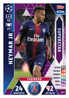 Match Attax UEFA Champions League 2018 2019 Paris Saint-Germain Set