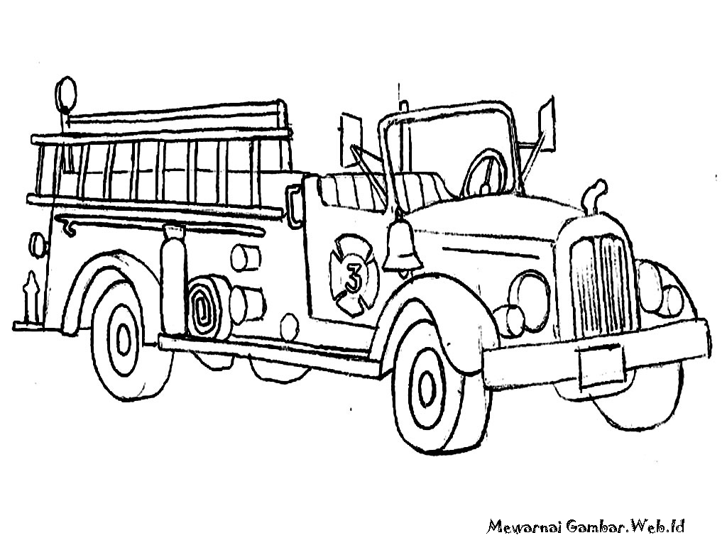 Gambar Gambar Kartun  Mobil  Pemadam Kebakaran Rommy Car 